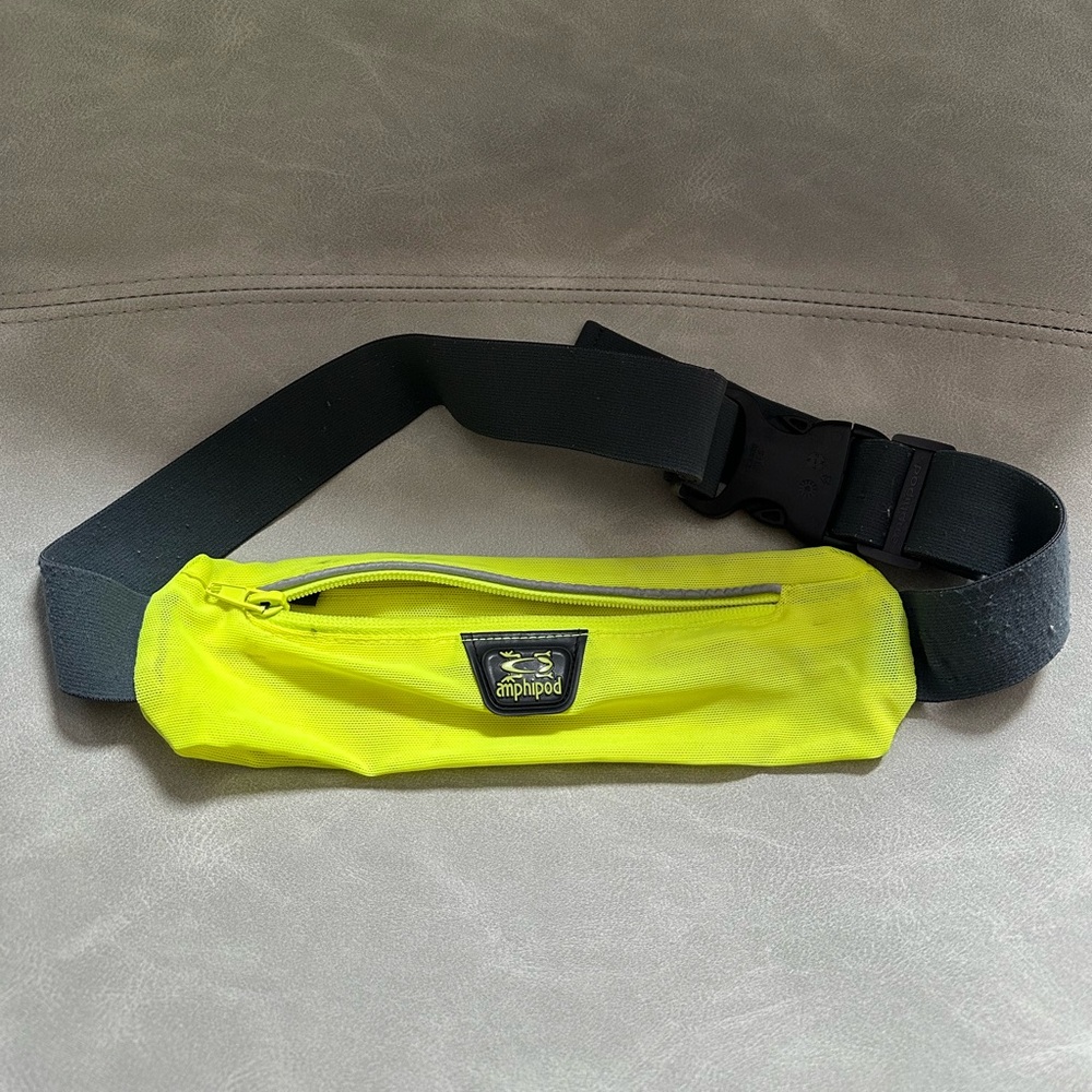 Neon Yellow Amphipod Running Belt